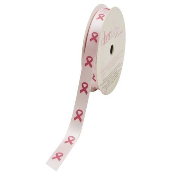 3/8" Satin Breast Cancer Awareness Ribbon by Simplicity Cherish | Michaels - Picture 1 of 1